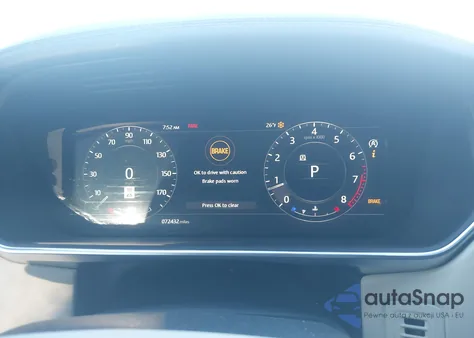 2020 Land Rover Range Rover Supercharged z USA, uszkodzony, nr VIN SALGS5SE9LA570648